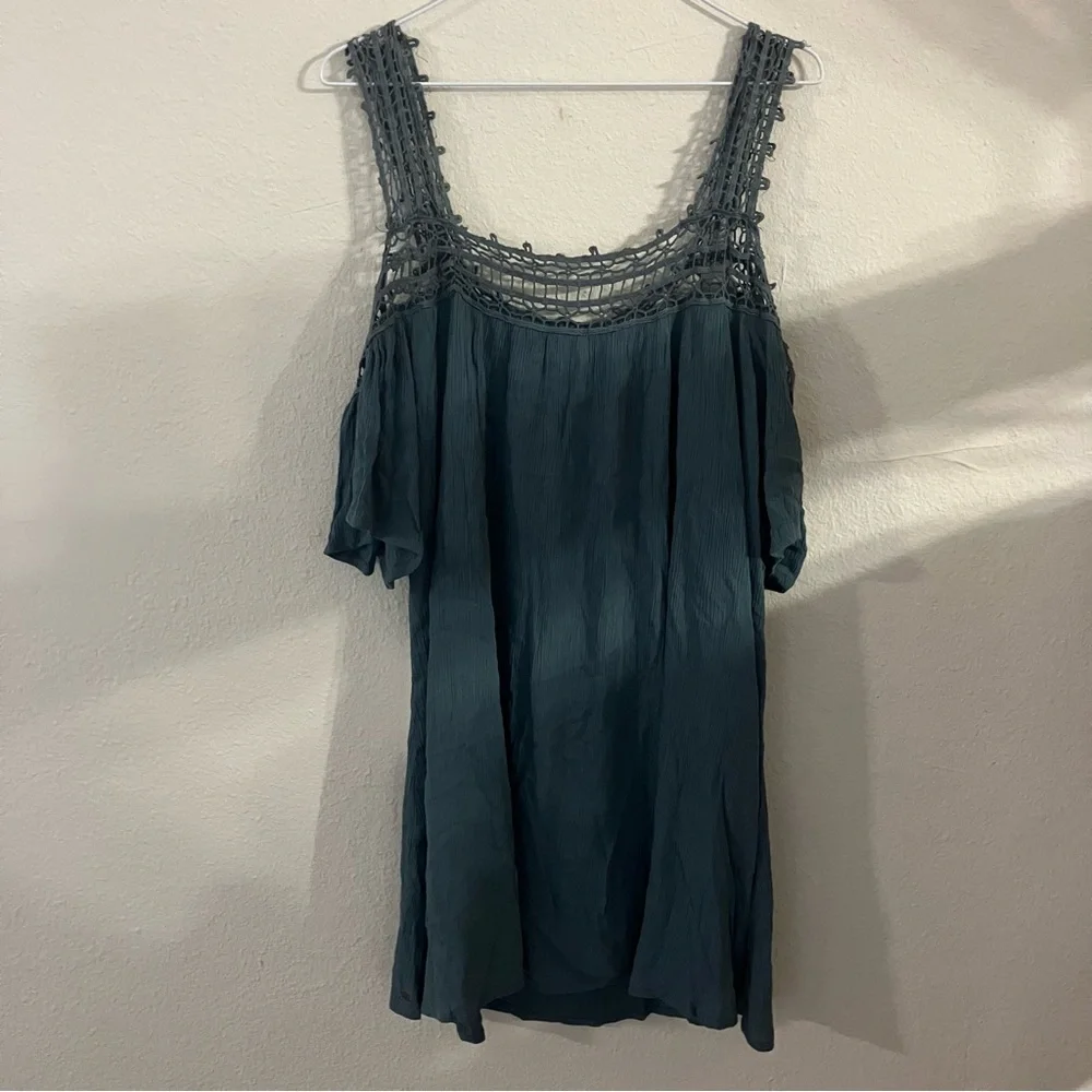 O'Neill Dominica Cold Shoulder Woven Detailed Mini
Dress Blue Size: M NWT - Picture 6 of 9